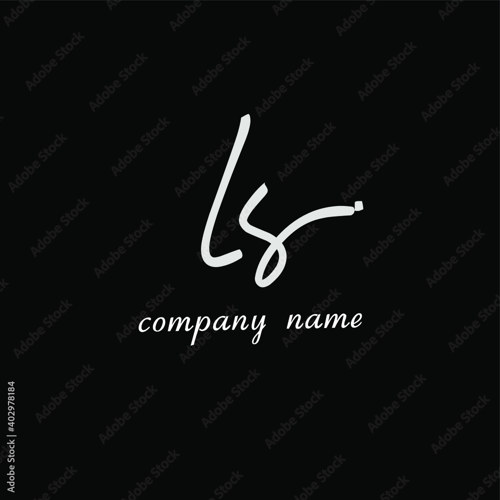 LS L S Initial handwriting creative fashion elegant design logo Sign Symbol template vector icon LS L S Initial handwriting creative fashion elegant design logo Sign Symbol template vector icon