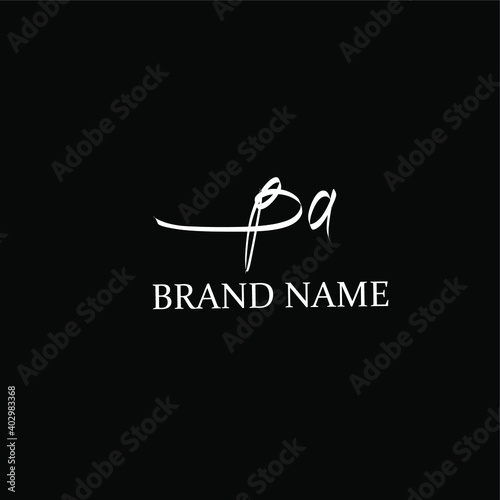 Ba hands initial handwriting