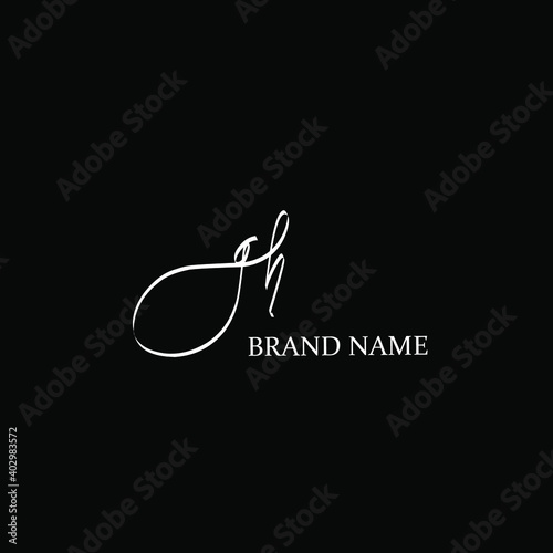 gh hands handwritten logo for identity © Agence