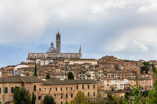 The medieval center of Siena