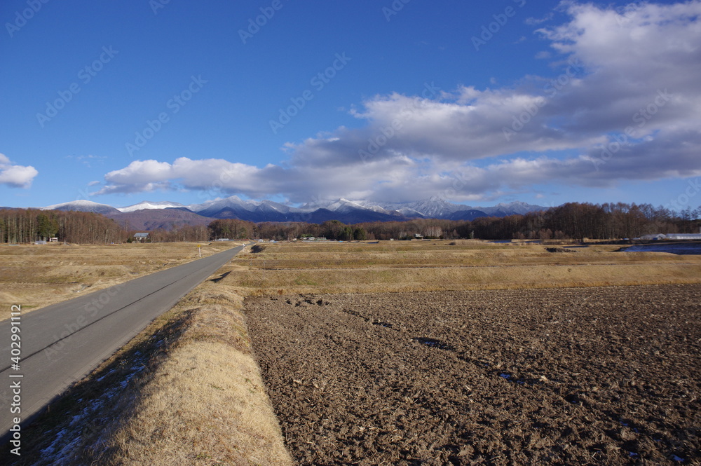 Fototapeta premium 山と田園1 K3BP8659