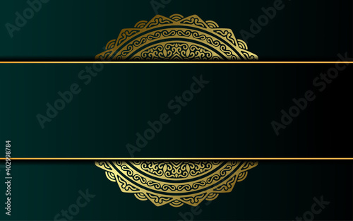 Luxury ornamental mandala background with arabic islamic east pattern style premium vector