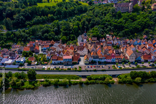 Rothenfels in Bayern aus der Luft | Das Dorf Rothenfels aus der Luft photo