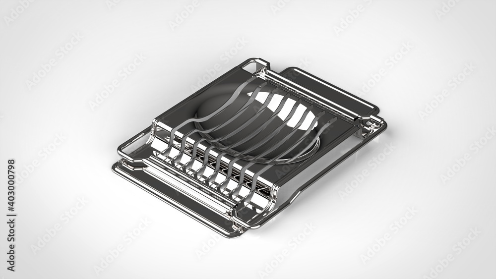 white background one center angled 3D Render white background one center angled 3D Render