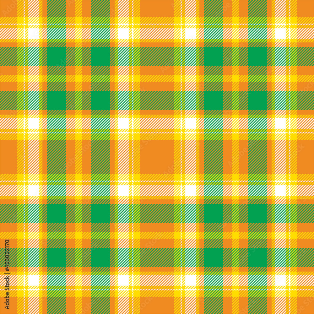 Plaid pattern seamless. Check fabric texture. Stripe square background. Vector textile design.