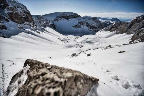 Berg Panorama im Winter