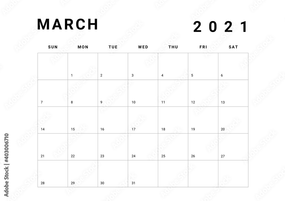 2021 Minimalist Black and White Calendar, Sunday Start Printable Calendar, Plain calendar, Monthly Planner, Desk Calendar, Landscape 2021 Minimalist Black and White Calendar, Sunday Start Printable Calendar, Plain calendar, Monthly Planner, Desk Calendar, Landscape