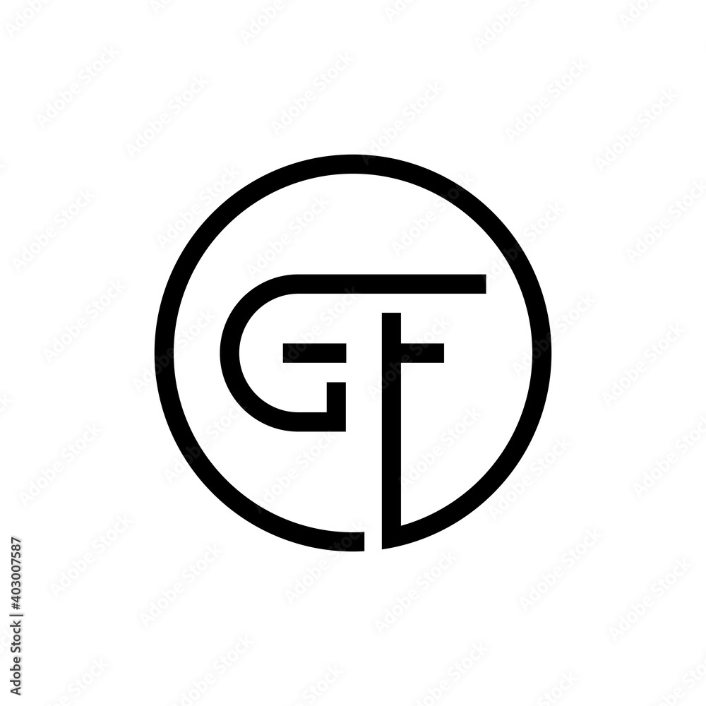 Initial Circle GF Letter Logo Creative Typography Vector Template. Creative Letter GF logo Design Initial Circle GF Letter Logo Creative Typography Vector Template. Creative Letter GF logo Design