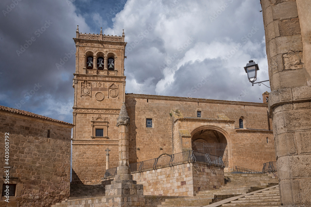 Beautiful shot of the Moron de Almazan municipality in Soria, Castile and Leon, Spain