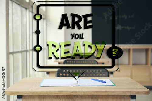 Text "Are you ready?" and e...