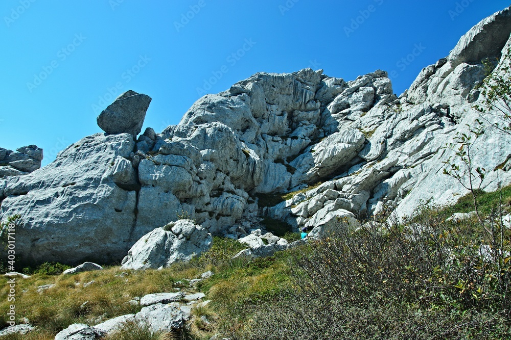 Croatia-view of the rocks in the Velebit National Park Croatia-view of the rocks in the Velebit National Park