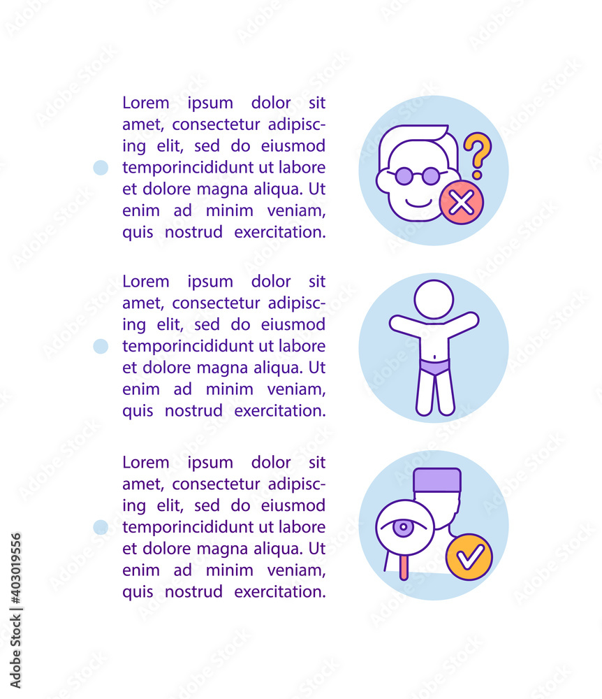 Underwear rule to prevent child abuse concept icon with text. Children protection from harassment PPT page vector template. Brochure, magazine, booklet design element with linear illustrations Underwear rule to prevent child abuse concept icon with text. Children protection from harassment PPT page vector template. Brochure, magazine, booklet design element with linear illustrations