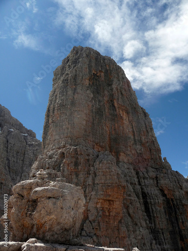 Bocchette mountain tour, Brenta, Dolomites, Italy