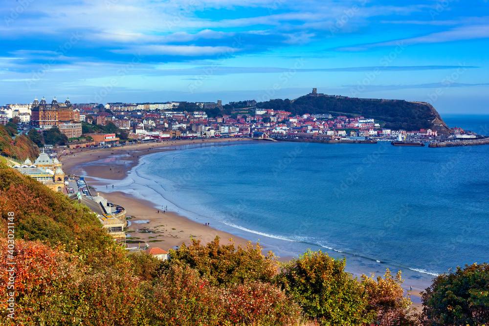 Scarborough in September, North Yorkshire, England
