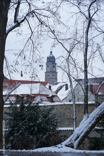 snow covered scenery amberg