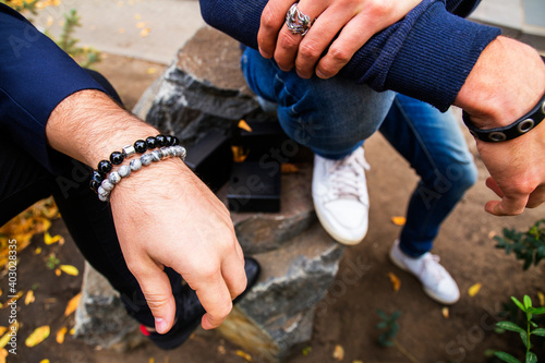  Natural stone bracelet