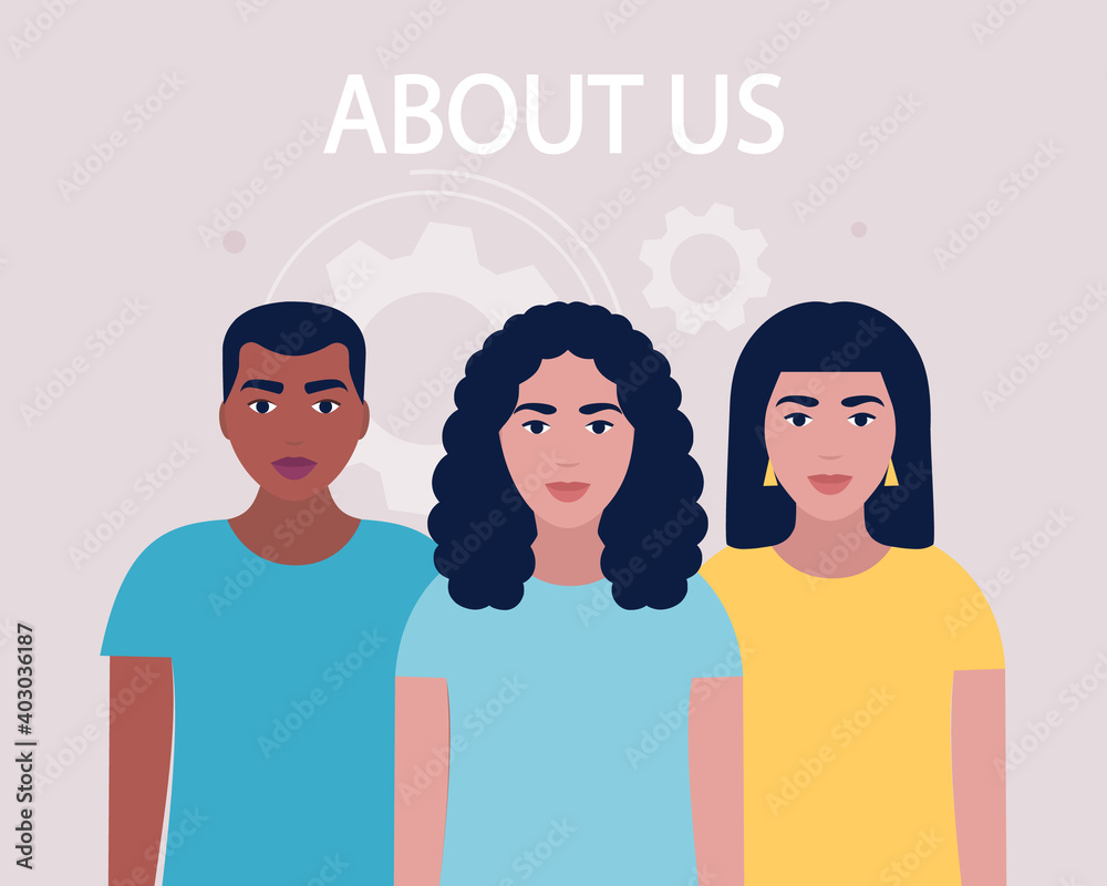 About us concept About us concept