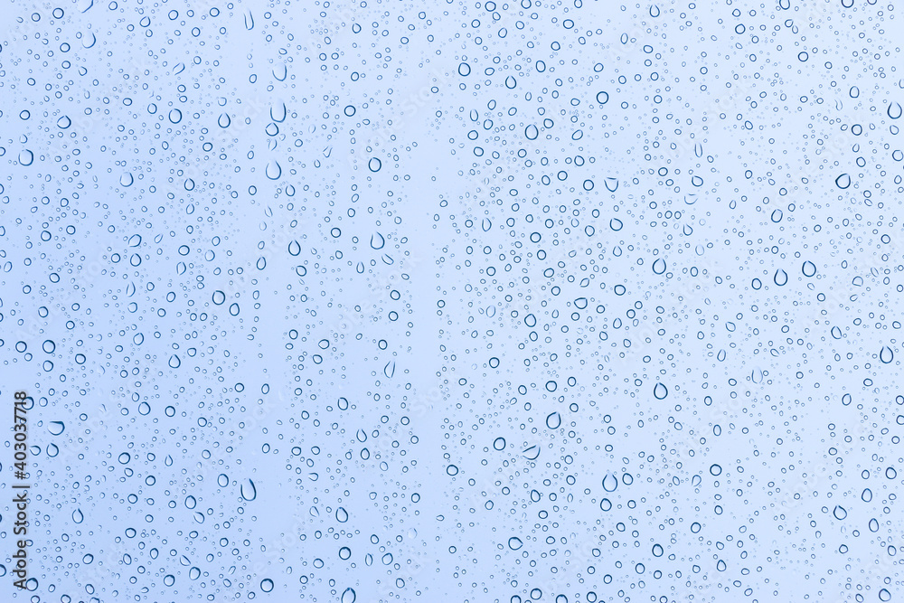 Rain drops on window glasses texture background