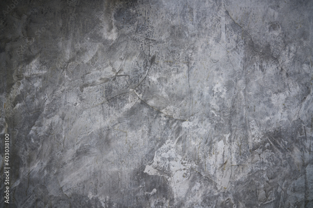 Fototapeta premium Surface of gray cement wall for background