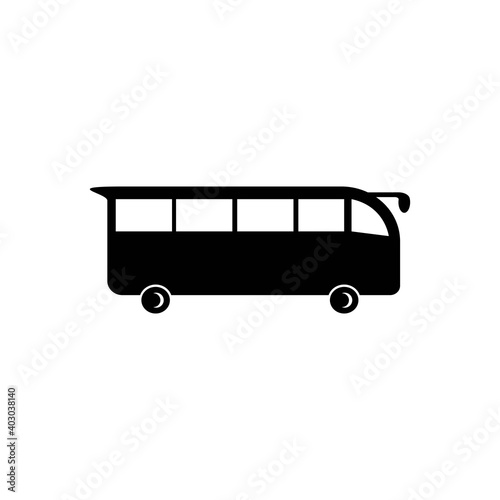 Bus logo template vector illustration