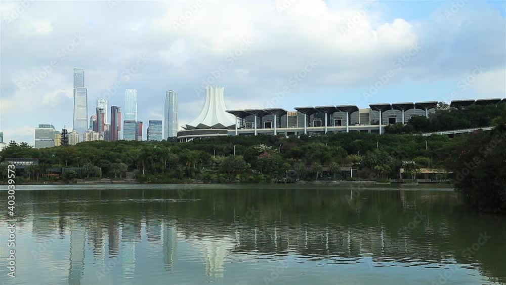 skyline of Nanning city, the capital of Guangxi province, China. skyline of Nanning city, the capital of Guangxi province, China.