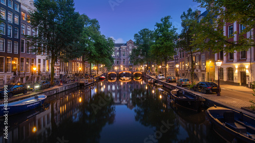 canal in night