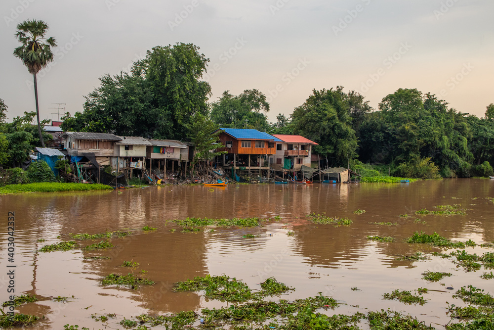 Obraz premium Ayutthaya Thailand Southeast Asia visit the Chao Phraya River