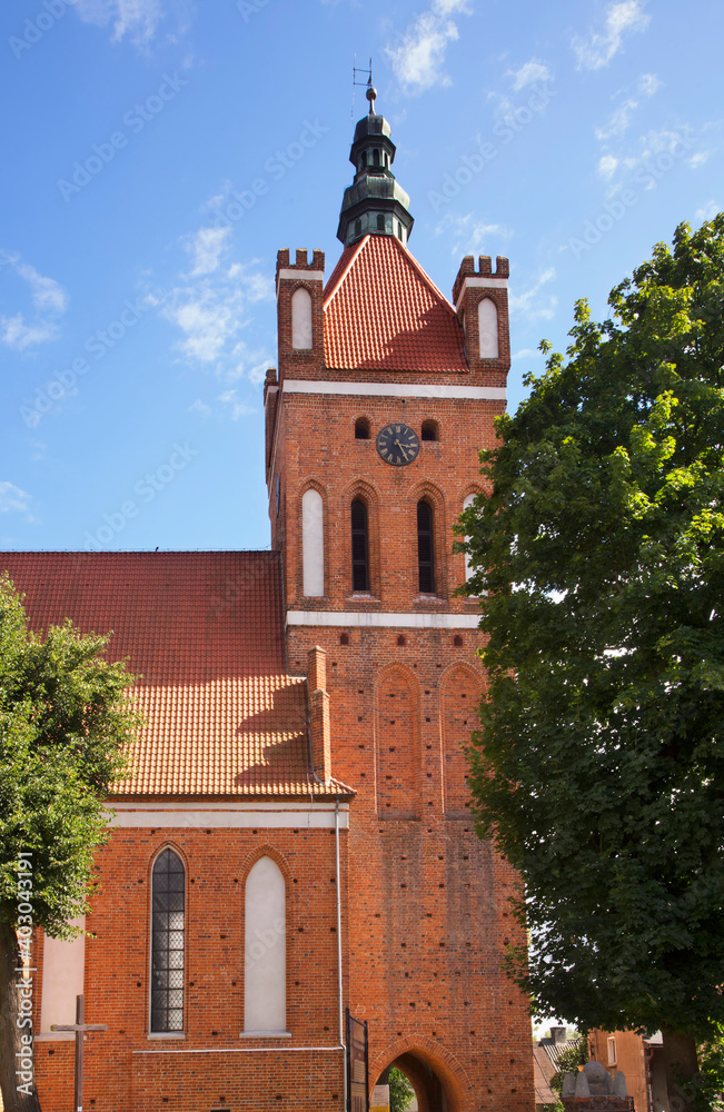 Church of Catherine of Alexandria in Golub-Dobrzyn. Poland