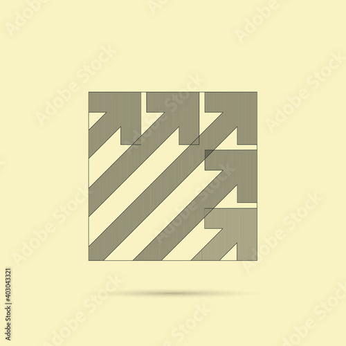 Flèches en diagonale