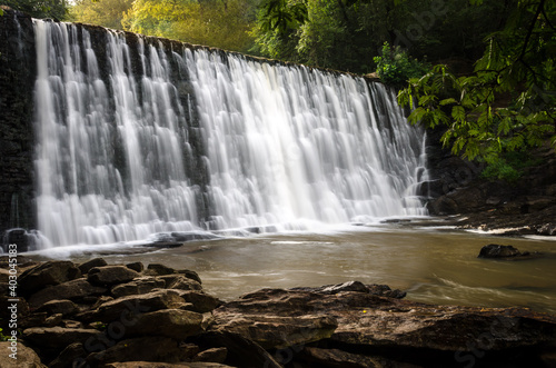 Waterfall at Vickery Creek in Roswell, Georgia © Chris