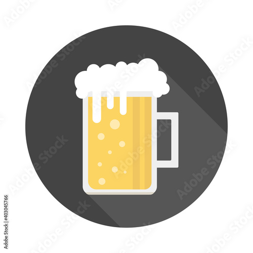 Beer icon. Vector illustration.