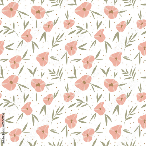 Seamless pattern, background with roses