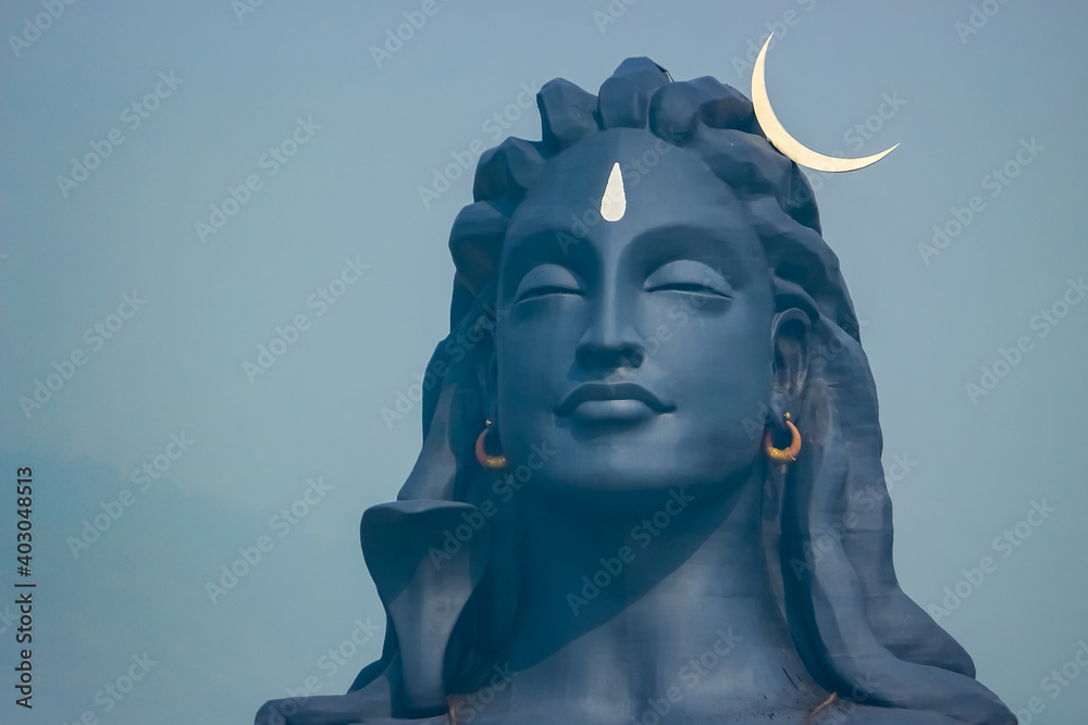 Adiyogi Lord Shiva Statue in Isha Yoga Coimbatore, Tamilnadu, India