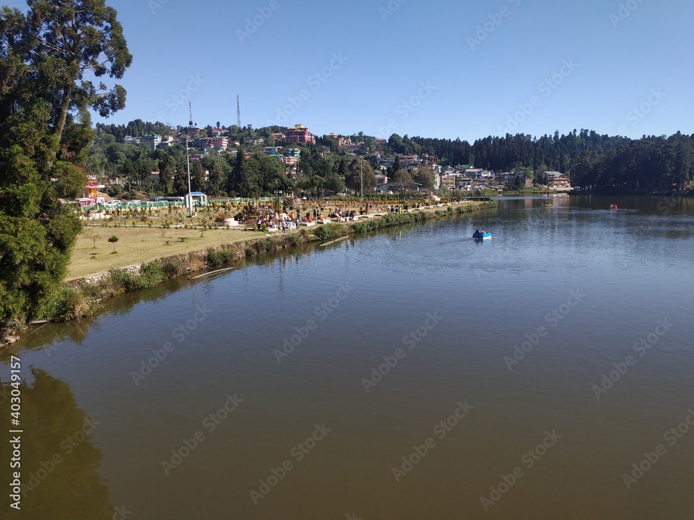 Landscape lake view near by Mirik, Darjeelin, West Bengal, India Landscape lake view near by Mirik, Darjeelin, West Bengal, India
