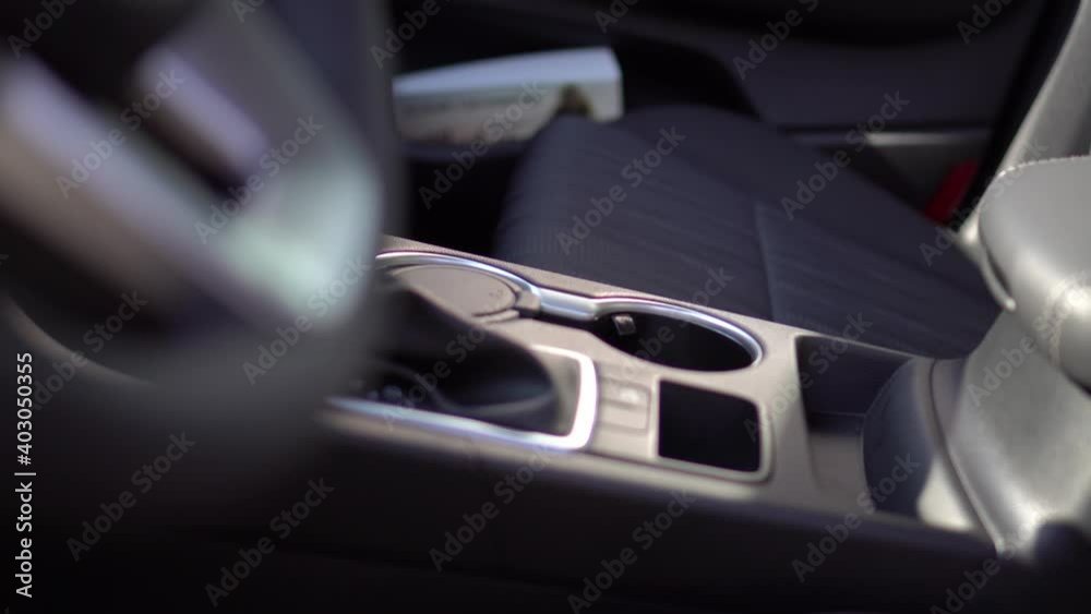 Button Control Sports Car Panel Mirror Glass Joystick