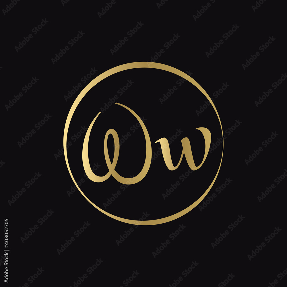 Creative WW letter Logo Design vector Template. Abstract Script Letter WW Logo Design Creative WW letter Logo Design vector Template. Abstract Script Letter WW Logo Design