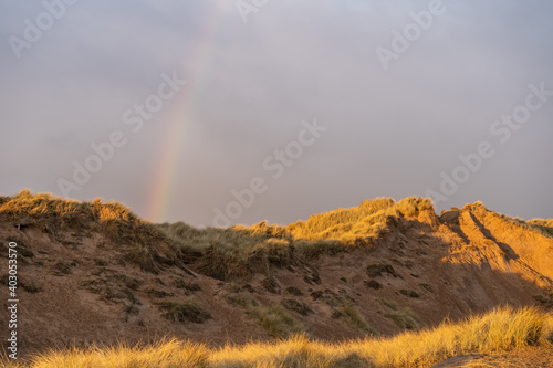 Rainbow over Dunes