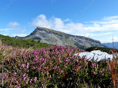 Hoher Ifen mountain tour in Allgau Alps  Bavaria  Germany