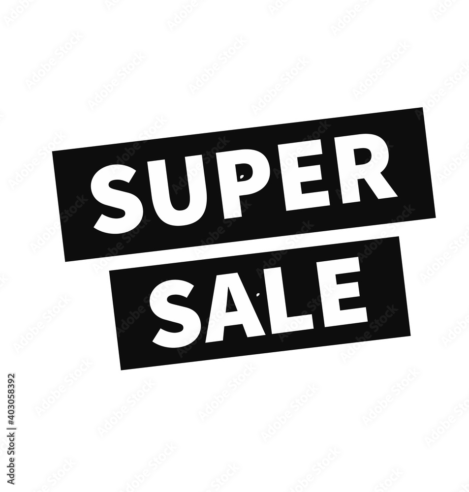 Super sale icon vector Super sale icon vector