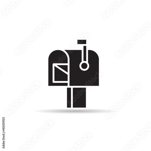 mailbox. postbox icon vector