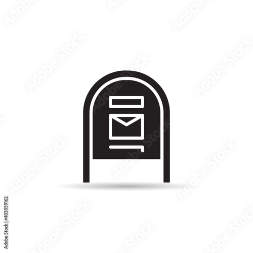 mailbox. postbox icon vector