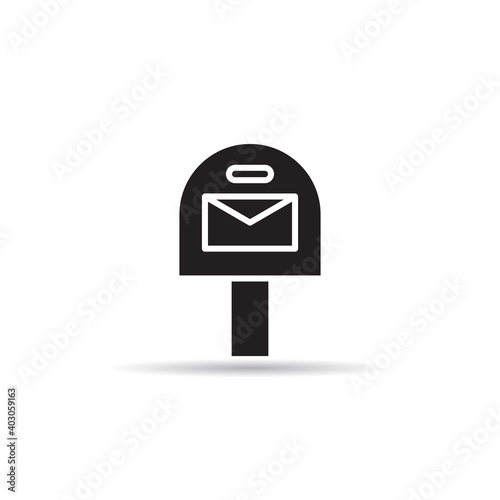 mailbox. postbox icon vector