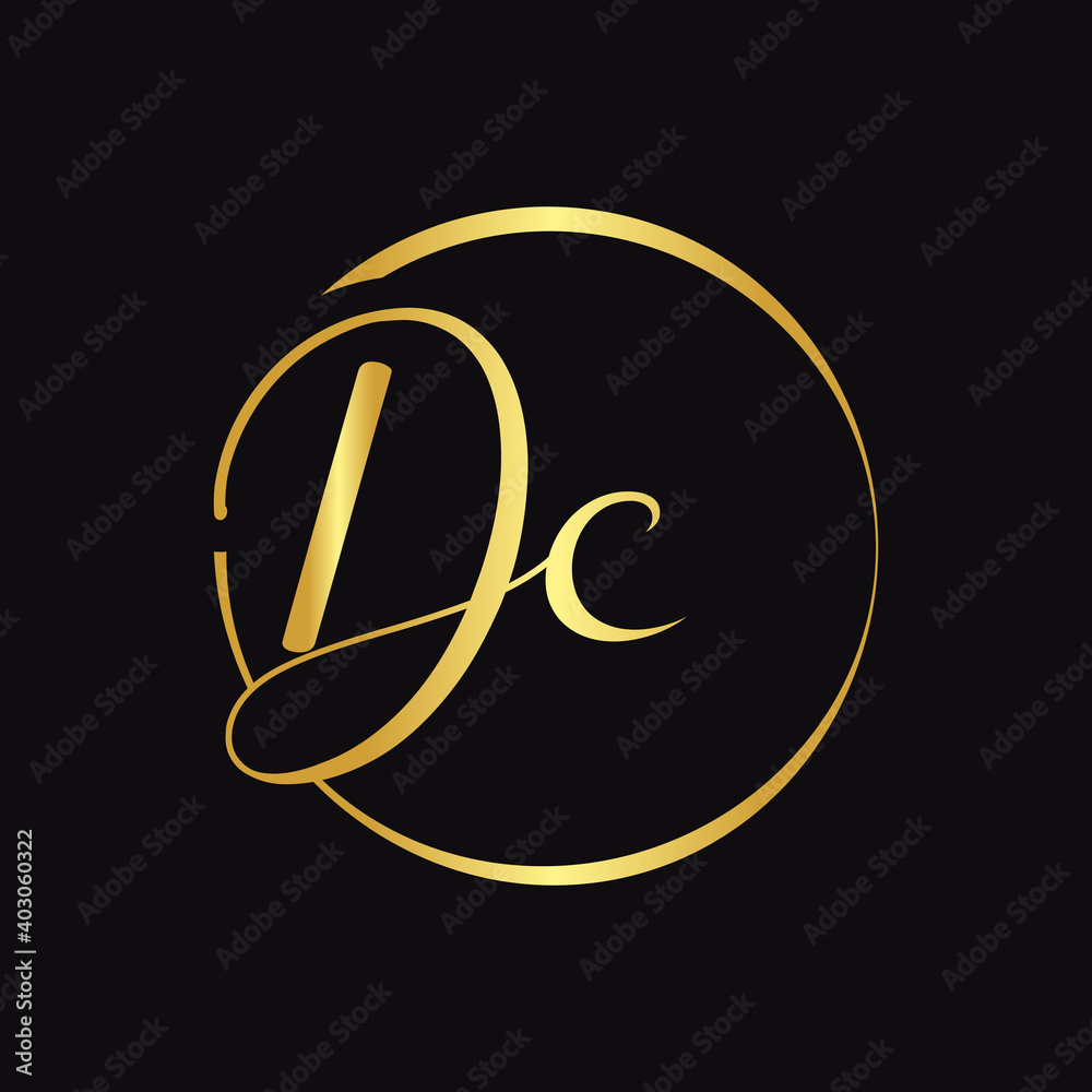 DC Letter Logo Design. Creative Modern DC Letters Icon Illustration design  Stock Vector Image & Art - Alamy