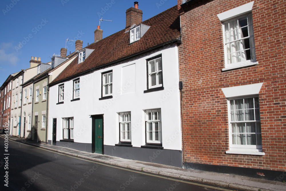 Residential properties in Blandford Forum, Dorset, United Kingdom