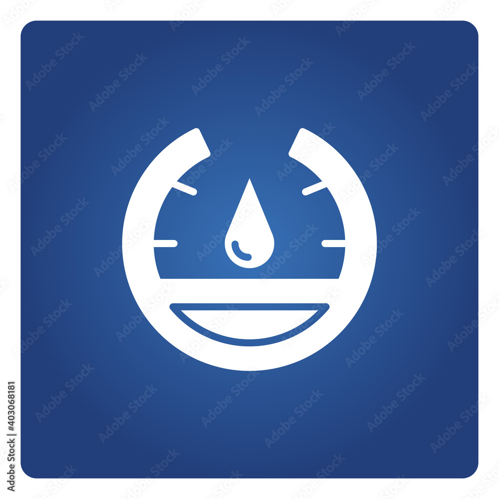 internet speedometer icon on blue background internet speedometer icon on blue background