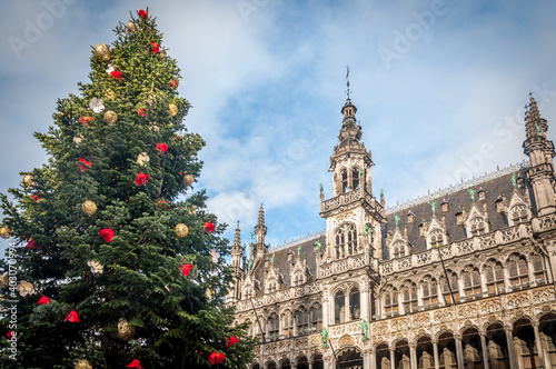 Noël sur la Grand Place de Bruxelles photo