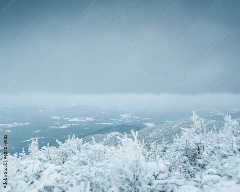 Naklejka premium Mountains