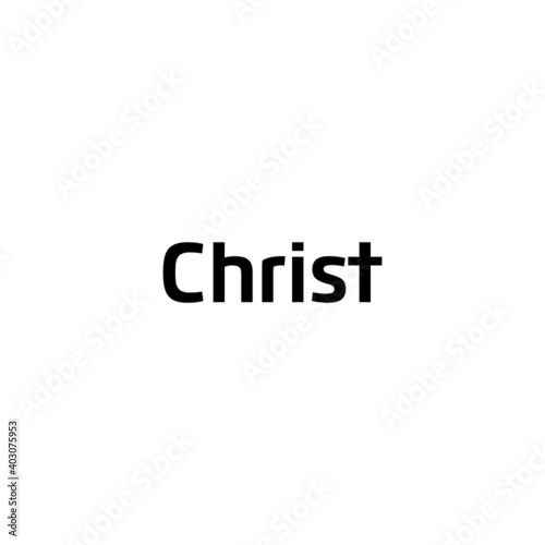 Christ logo or wordmark design