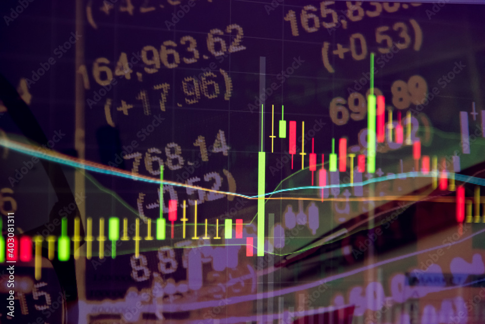 Obraz premium Foreign exchange, commonly known as Forex or FX, is the exchange of one currency for another at an agreed exchange price on the over-the-counter(OTC) market. Forex is the world’s most traded market.