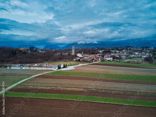 Geometries of nature and man. View from above.